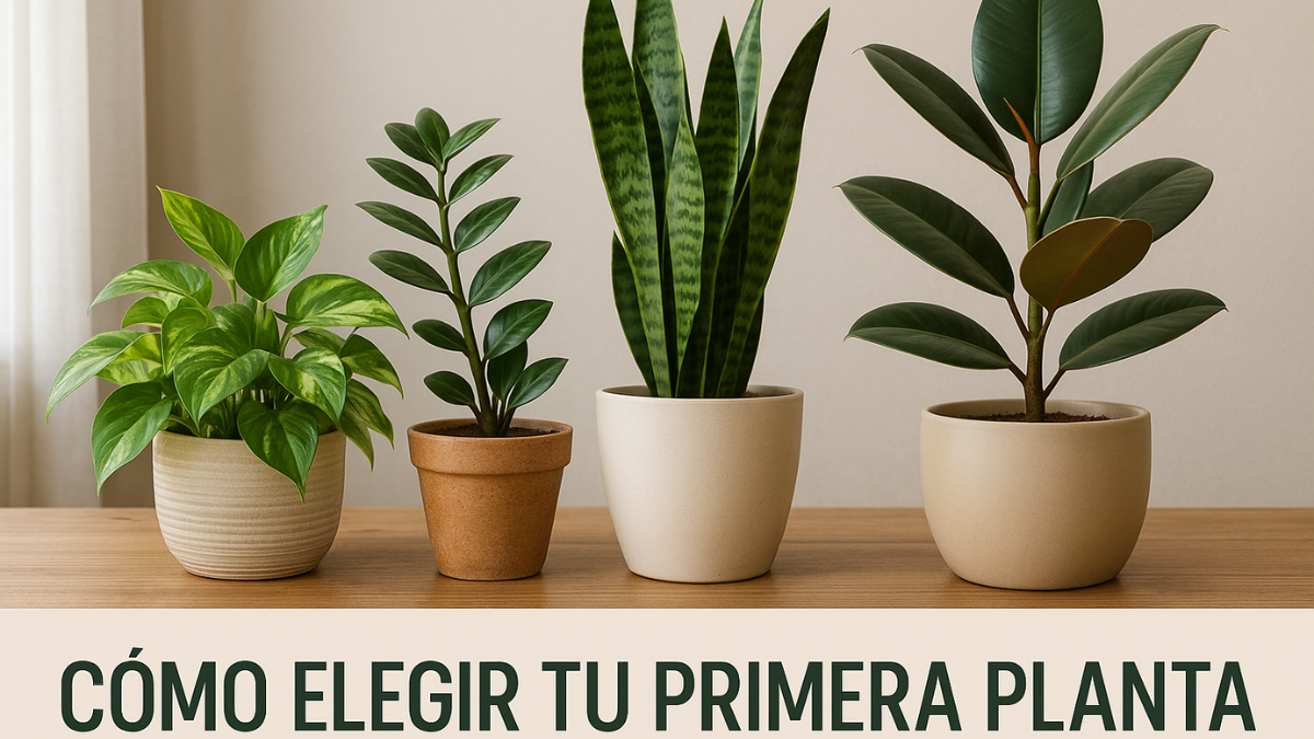 guía infalible para elegir tu primera planta sin fallar.