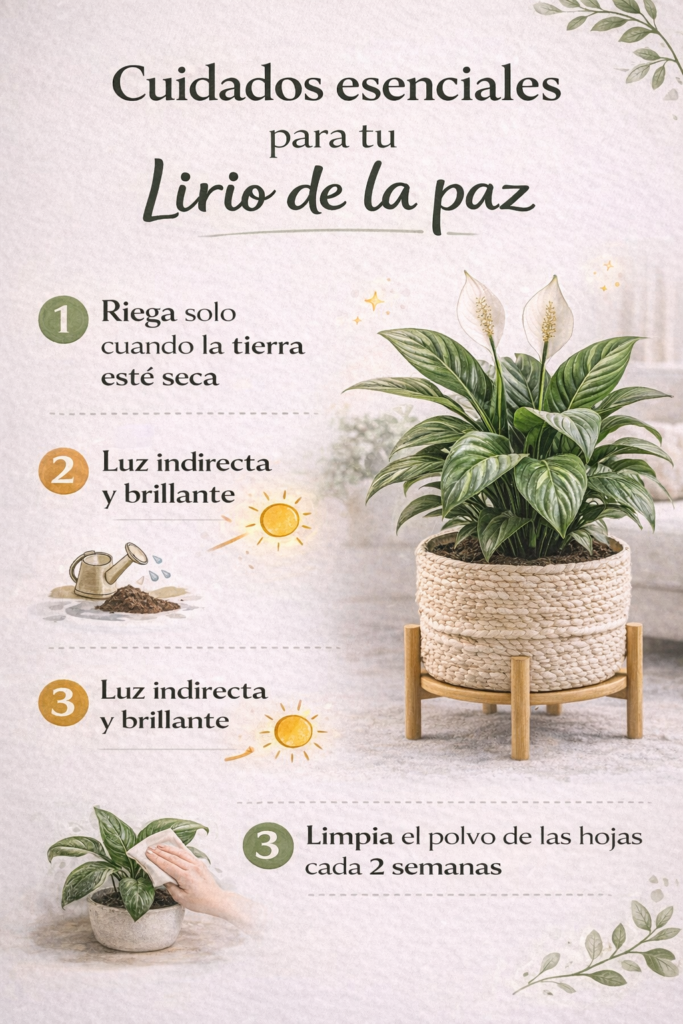 infografia lirio de la paz