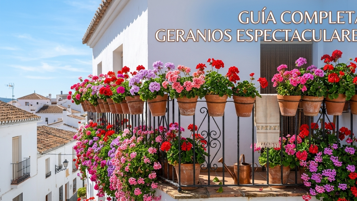 Guía infalible para cuidar tus geranios